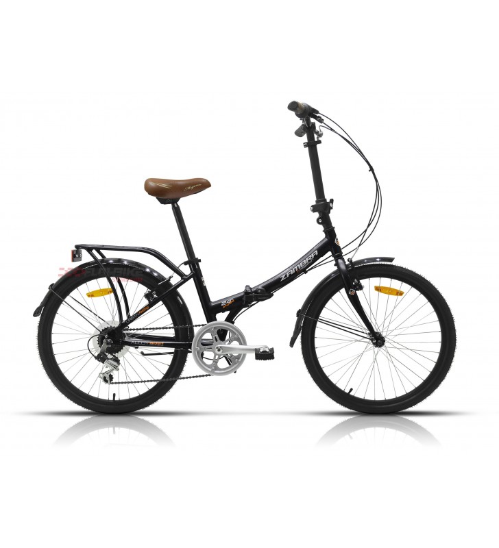 Bicicleta Megamo Plegable 24" MAXI (Negro)